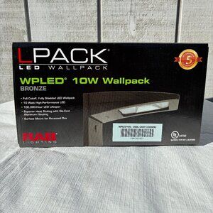 RAB WPLED10S Wallpack LED Cool Light Bronze Wall Junction Box Conduit Mount NEW